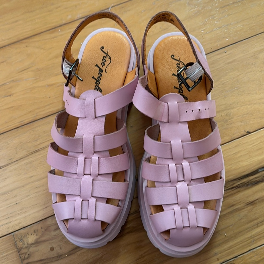 Free People Delaney Fisherman Sandals size 38 and 1/2